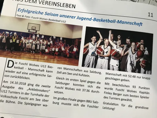 Cooler Beitrag in der FUSCHL Gemeindezeitung!