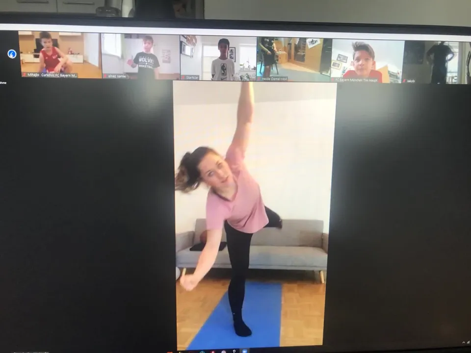 Online Training Coop mit FC Bayern Jugend 2021