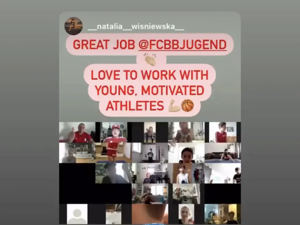 Online Training Coop mit FC Bayern Jugend 2021